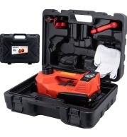 Electric Hydraulic Jack 5Ton – 12V DC Car Jack Lift Range 450-370mm, 5Ton Capacity Safety Valve | Built-in LED Work Light, Overload Protection | UAE Vehicle Tire Change Garage Workshop Essential 